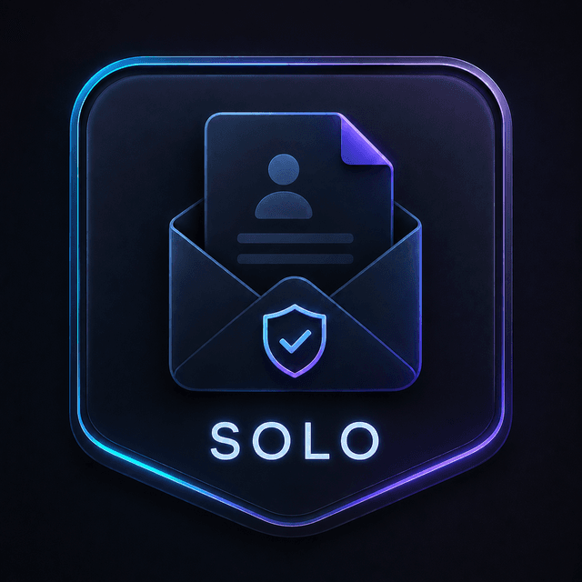 Solo membership badge